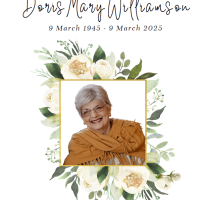 Funeral Announcement - Doris Williamson